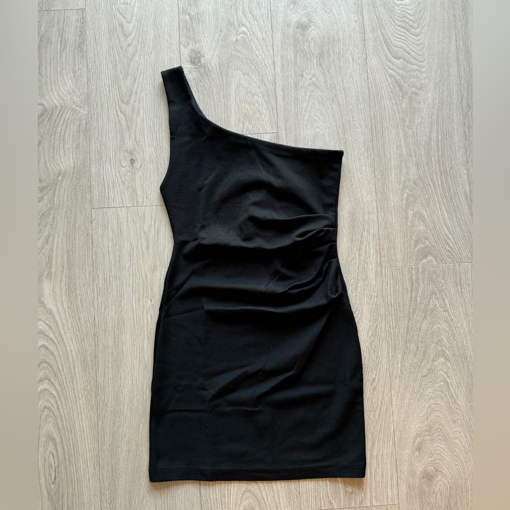 Zara One Shoulder Mini Dress NWOT